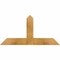Ekena Millwork Portland Rough Sawn Timber Gable Bracket, Western Red Cedar, 36"W x 18"H x 4"D x 4"F, 12/12 Pitch GBW036X18X0404POR00RWR - alternate 1